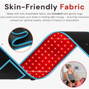 The VoltaBelt : Red Light Therapy Vibrating Massage Belt